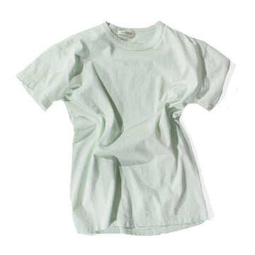 Black Crane Regular Short Sleeve Tee in Mint