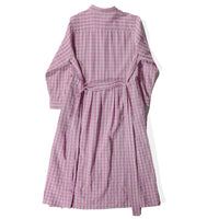 Ichi Antiquités L/C Gingham Dress in Pink x Natural
