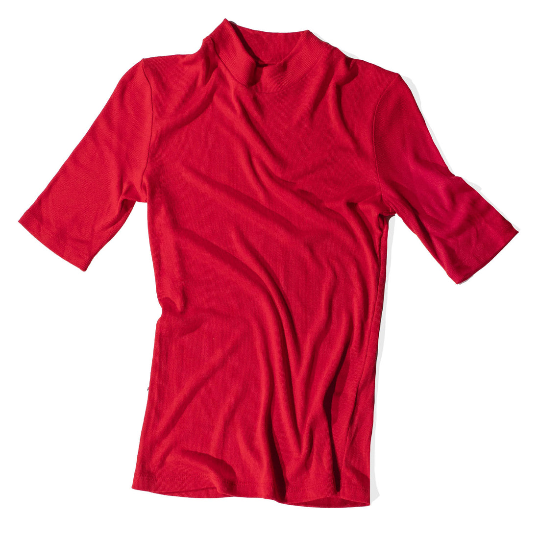 Carleen Mockneck Siren Tee in Red