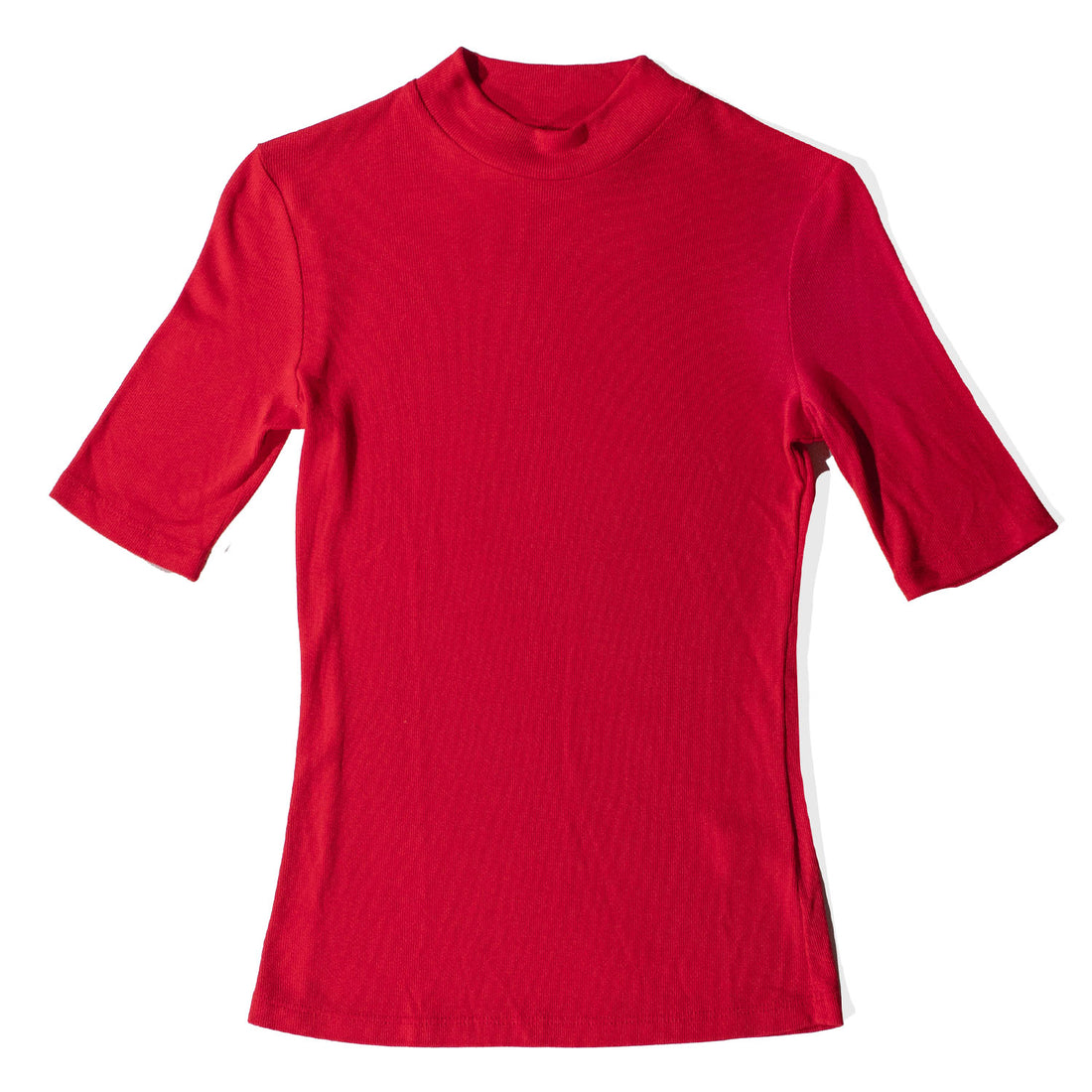 Carleen Mockneck Siren Tee in Red