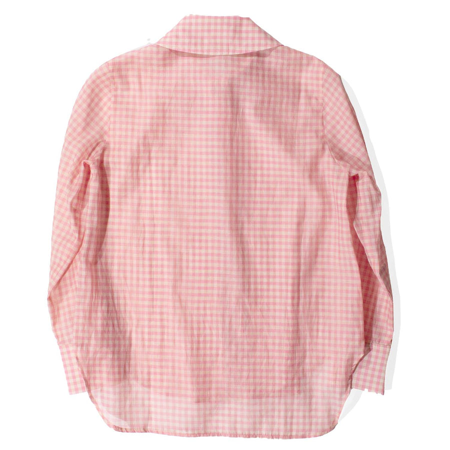 Caron Callahan Cooper Shirt in Pink Hop Gingham