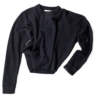 Extreme Cashmere Blouson Cardigan in Shadow