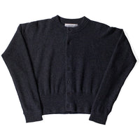 Extreme Cashmere Blouson Cardigan in Shadow