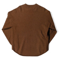 Extreme Cashmere Crew Hop Sweater in Rust