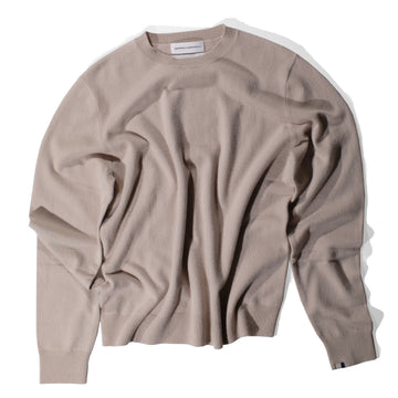 Extreme Cashmere Mister Sweater in Eggshell