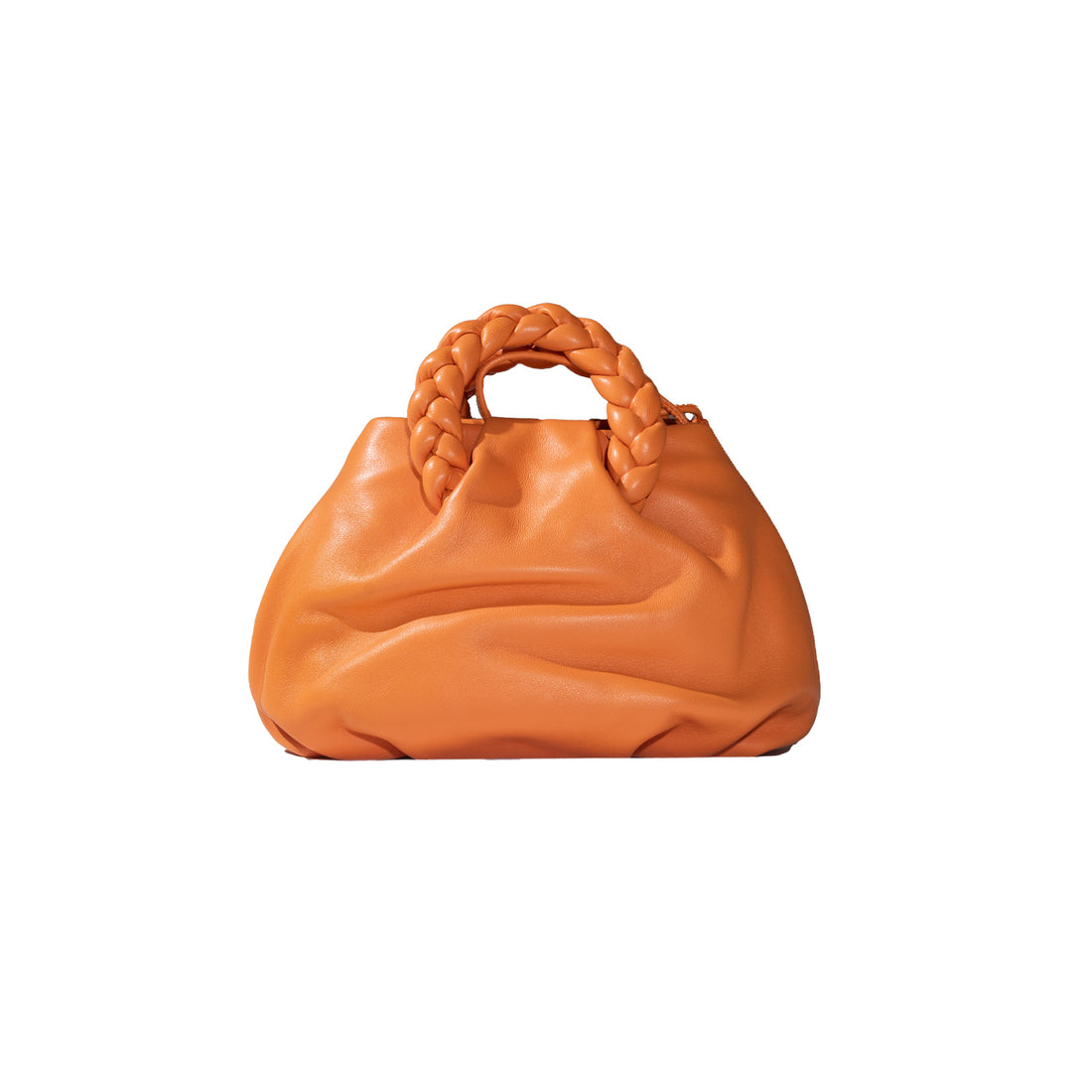 HEREU Bombon Leather Top Handle Bag