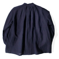 Ichi Antiquités French Linen Shirt in Navy