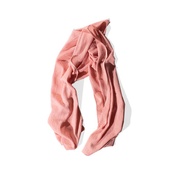 Ichi Antiquités Natural Hand Dye Stole in Shell Pink