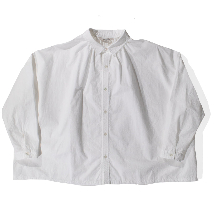 Ichi Antiquités Ohmi Typewriter Shirt in White