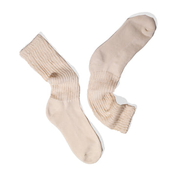 Ichi Antiquités Undyed Socks in Natural