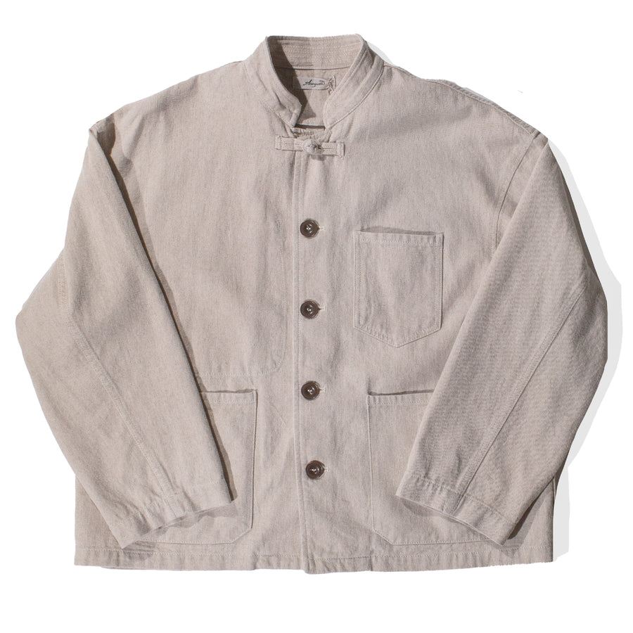 Ichi Antiquités Vintage Twill Jacket in Natural