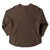 Ichi Antiquités Waffle Knit Pullover in Khaki