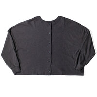 Ichi Antiquités Yak 2Way Cardigan in Charcoal