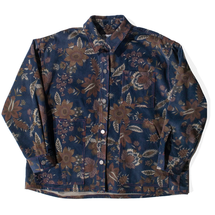 KasMaria Paisley Shirt Jacket in Printed Floral