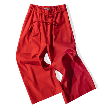 KasMaria Oxford Wide Leg Pants in Mandarin