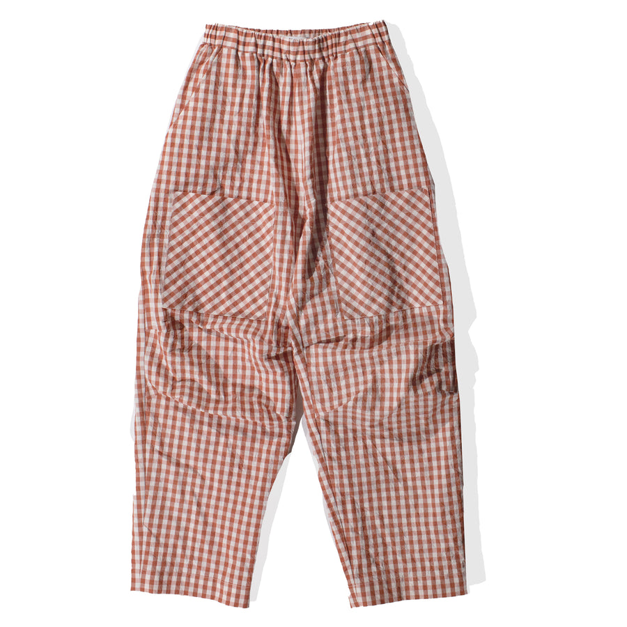 KasMaria Patch Pocket Pants in Gingham