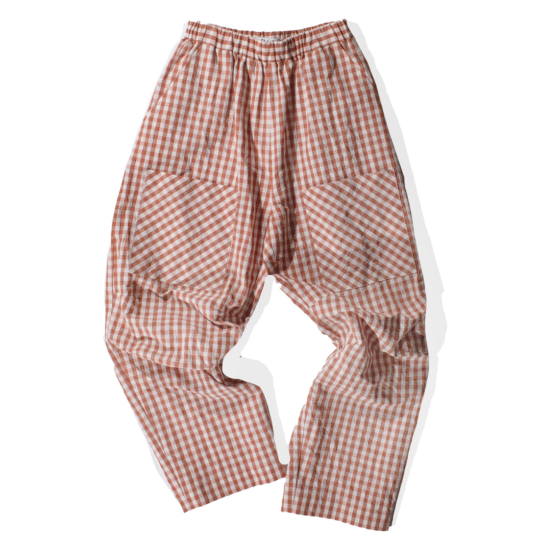 KasMaria Patch Pocket Pants in Gingham