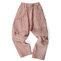 KasMaria Patch Pocket Pants in Gingham
