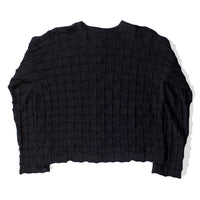 Lauren Manoogian Inlay Cardigan in Black Melange