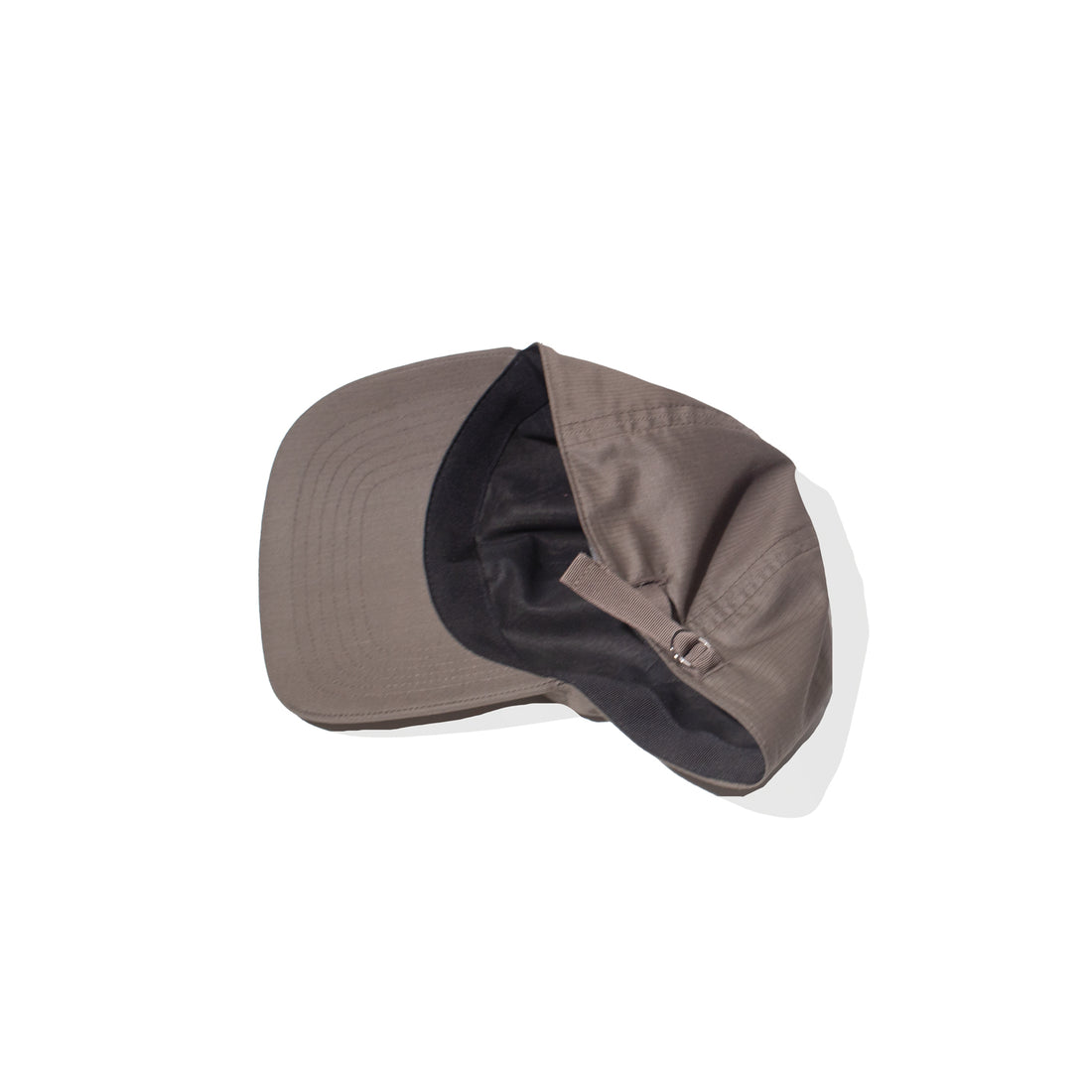 Mature Ha Ripstop Cap in Ash Brown x Silver