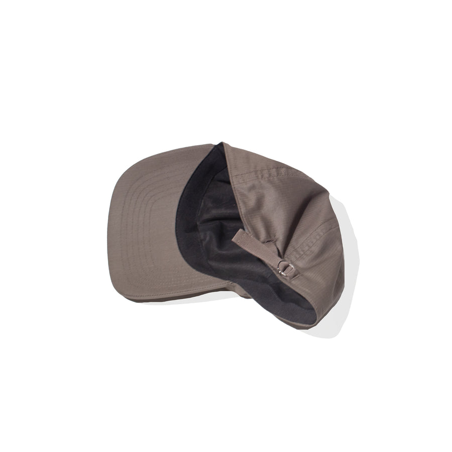 Mature Ha Ripstop Cap in Ash Brown x Silver