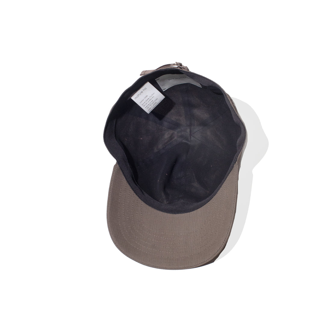 Mature Ha Ripstop Cap in Ash Brown x Silver