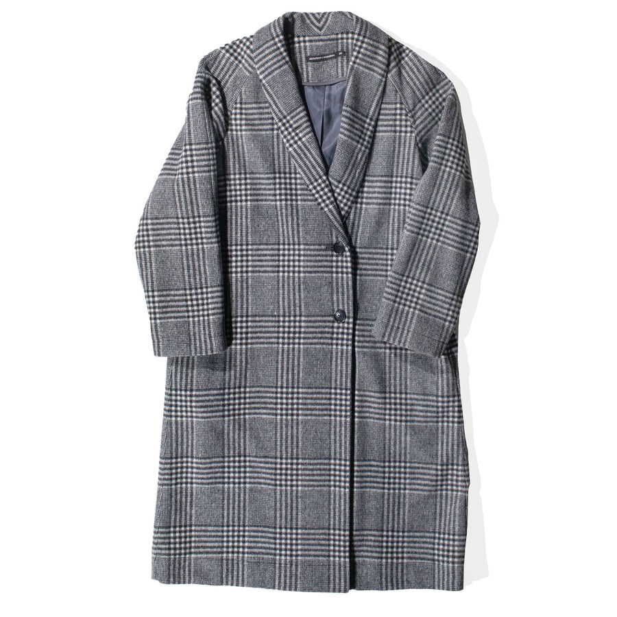 Nicholson & Nicholson My Robe Coat in Grey Check