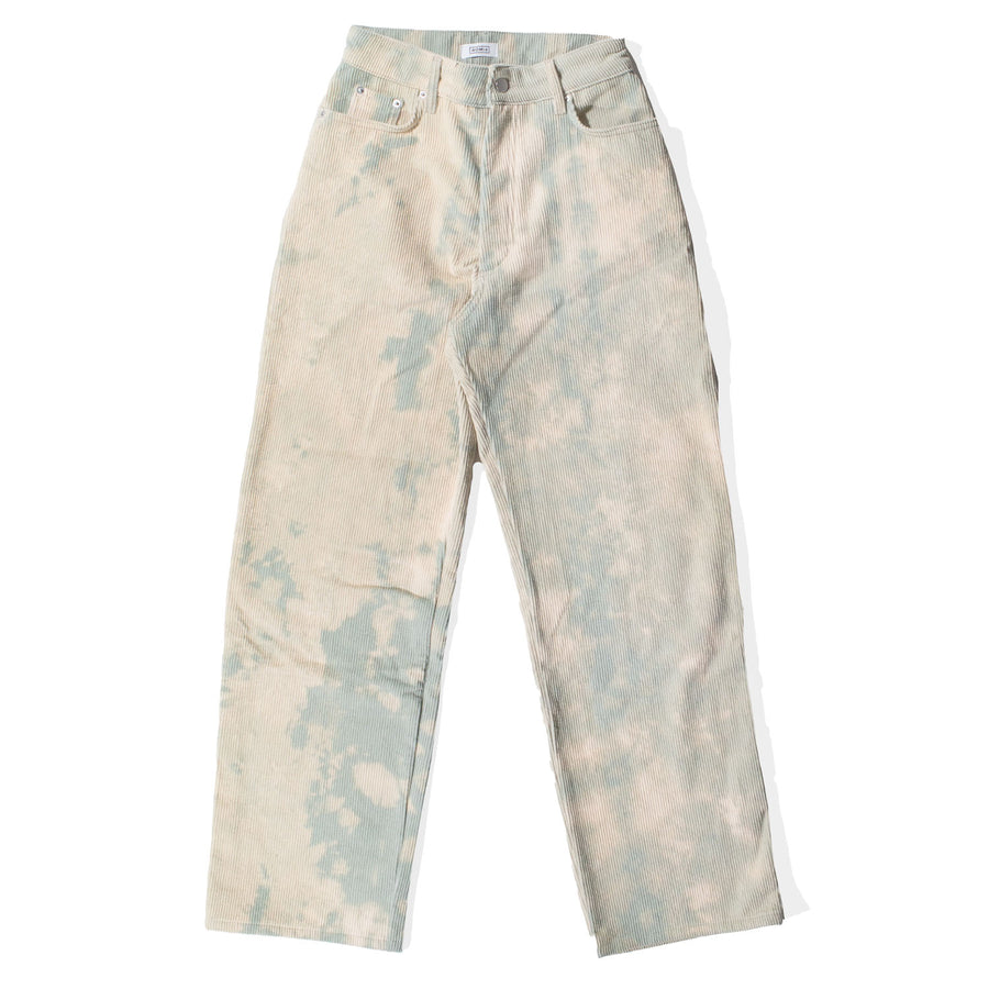 Nomia Drop Oversize Jeans in Lichen Tie Dye Corduroy