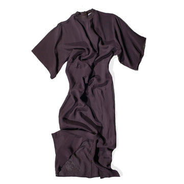 Rodebjer Sandra Drape Dress in Dark Coffee