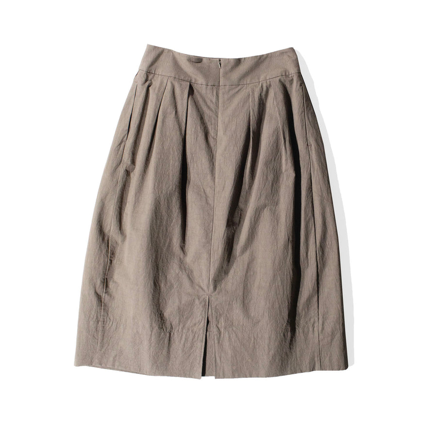 Sayaka Davis Barrel Skirt in Moss Grey