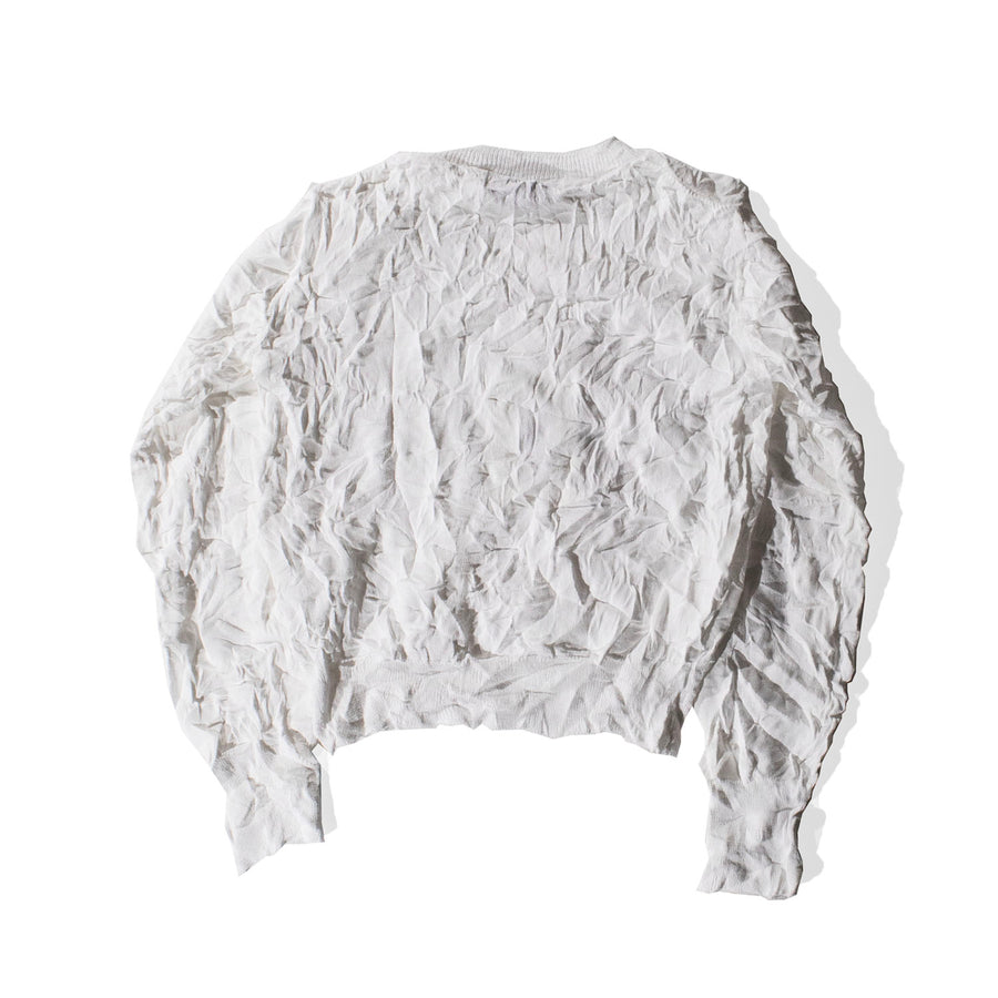 Sayaka Davis Crinkled Pullover in White