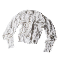 Sayaka Davis Crinkled Pullover in White