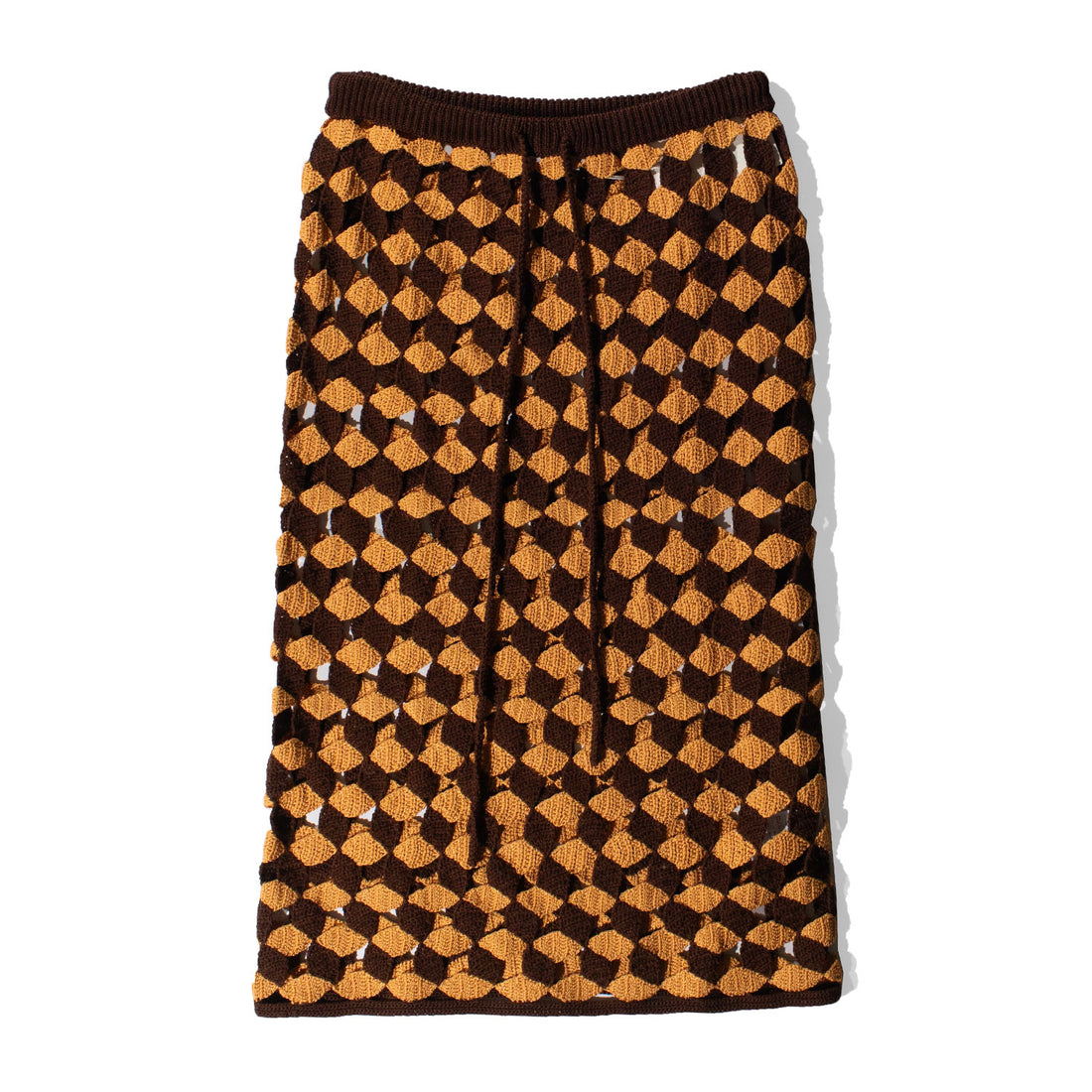 Sayaka Davis Crochet Skirt in Sun x Wood
