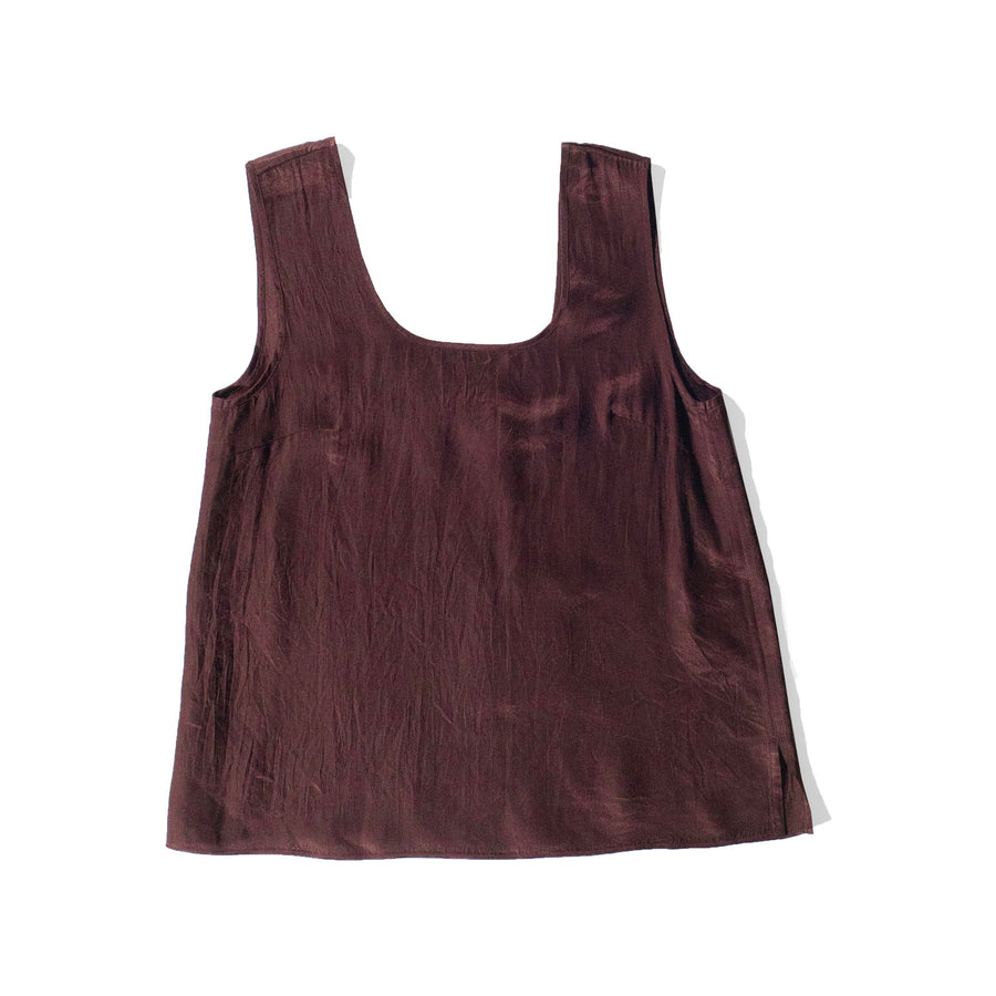 Sayaka Davis U-Neck Tank in Sangria