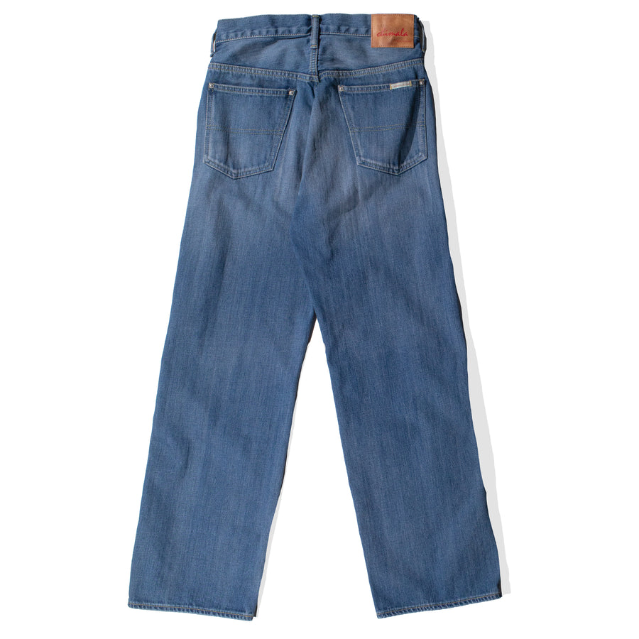 Chimala Unisex 13oz Wide Width Work Denim in Medium Splatter