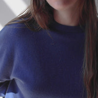 Extreme Cashmere Tes Sweater in Saffire