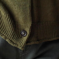 Ichi Antiquités Whole Garment 2Way Cardigan in Khaki