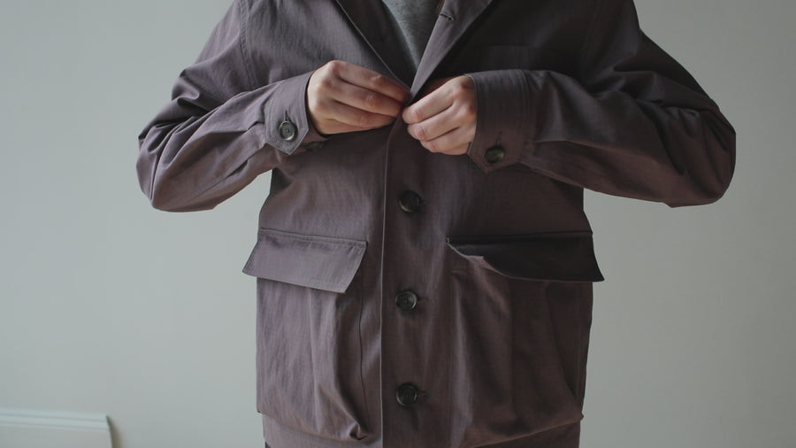 Grei Photographer Jacket in Dusty Lavender