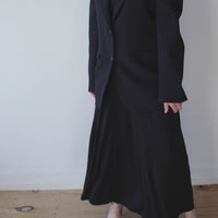 Nomia Oversized Yolk Blazer in Black