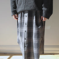 Lauren Manoogian Placket Skirt in Plaid