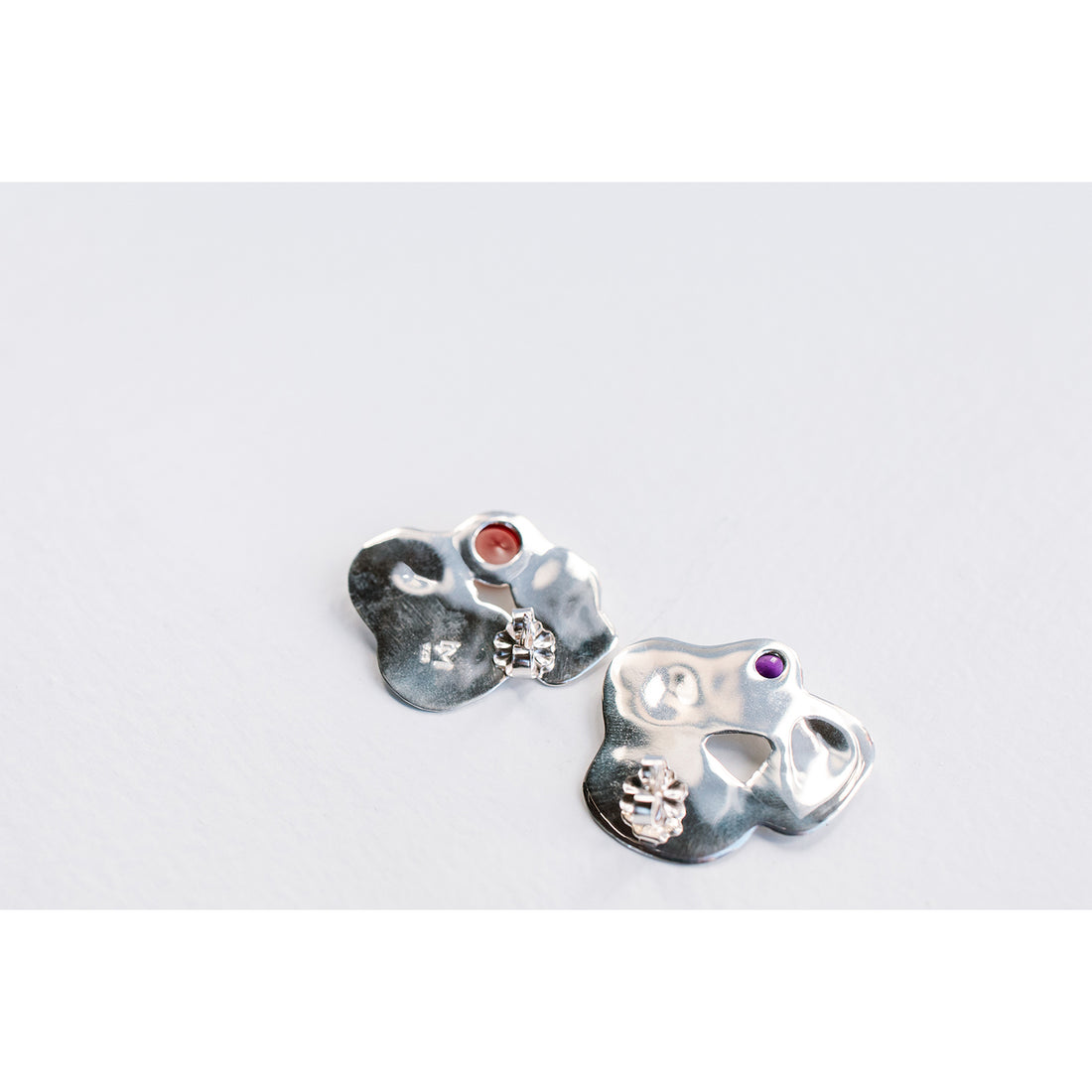 Leigh Miller Tasche Studs in Sterling Silver